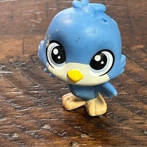 Littlest‎ Pet Shop Mini Balmy Azure Bird #297 Blue 1" Figure Toy Hasbro LPS